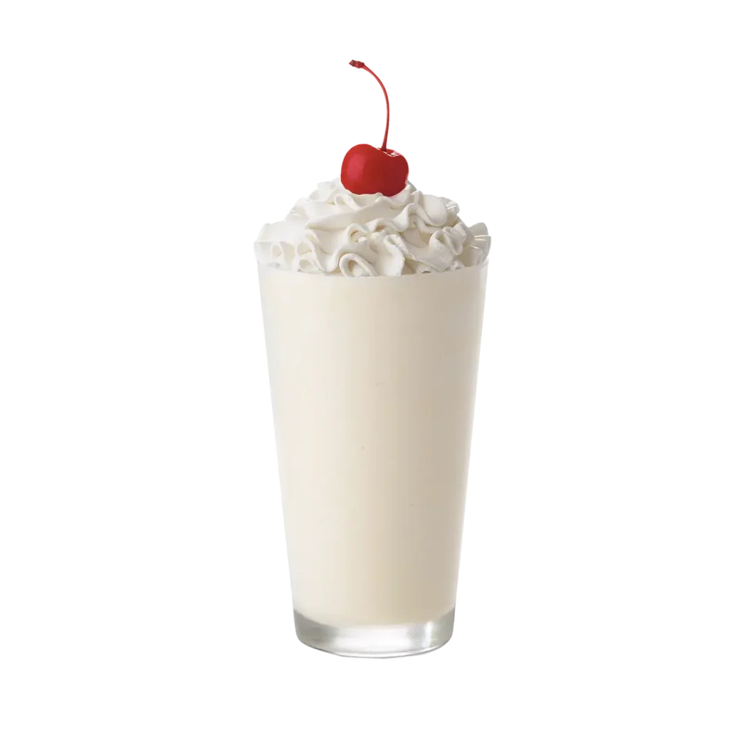 vanilla milkshake at Chick-fil-A